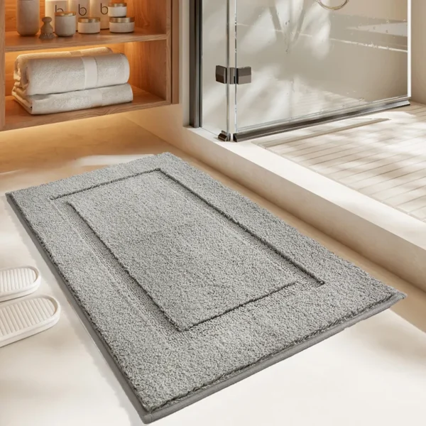 Comfort Step Bath Mat Light Grey