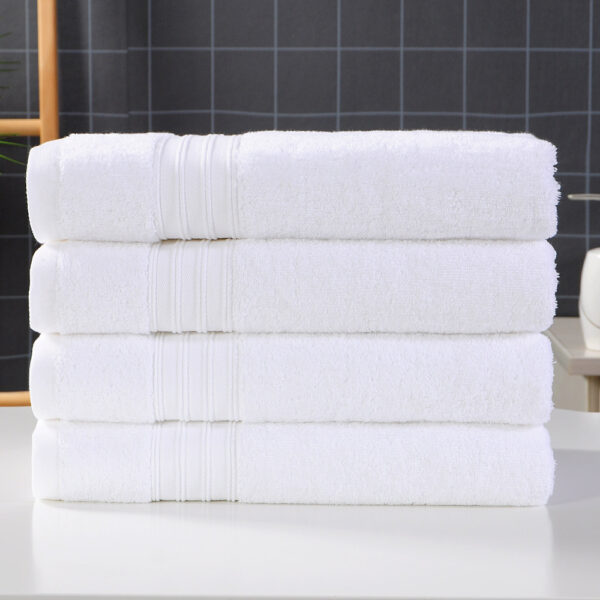 Celestial luxe Pure Cotton Bath Towel White